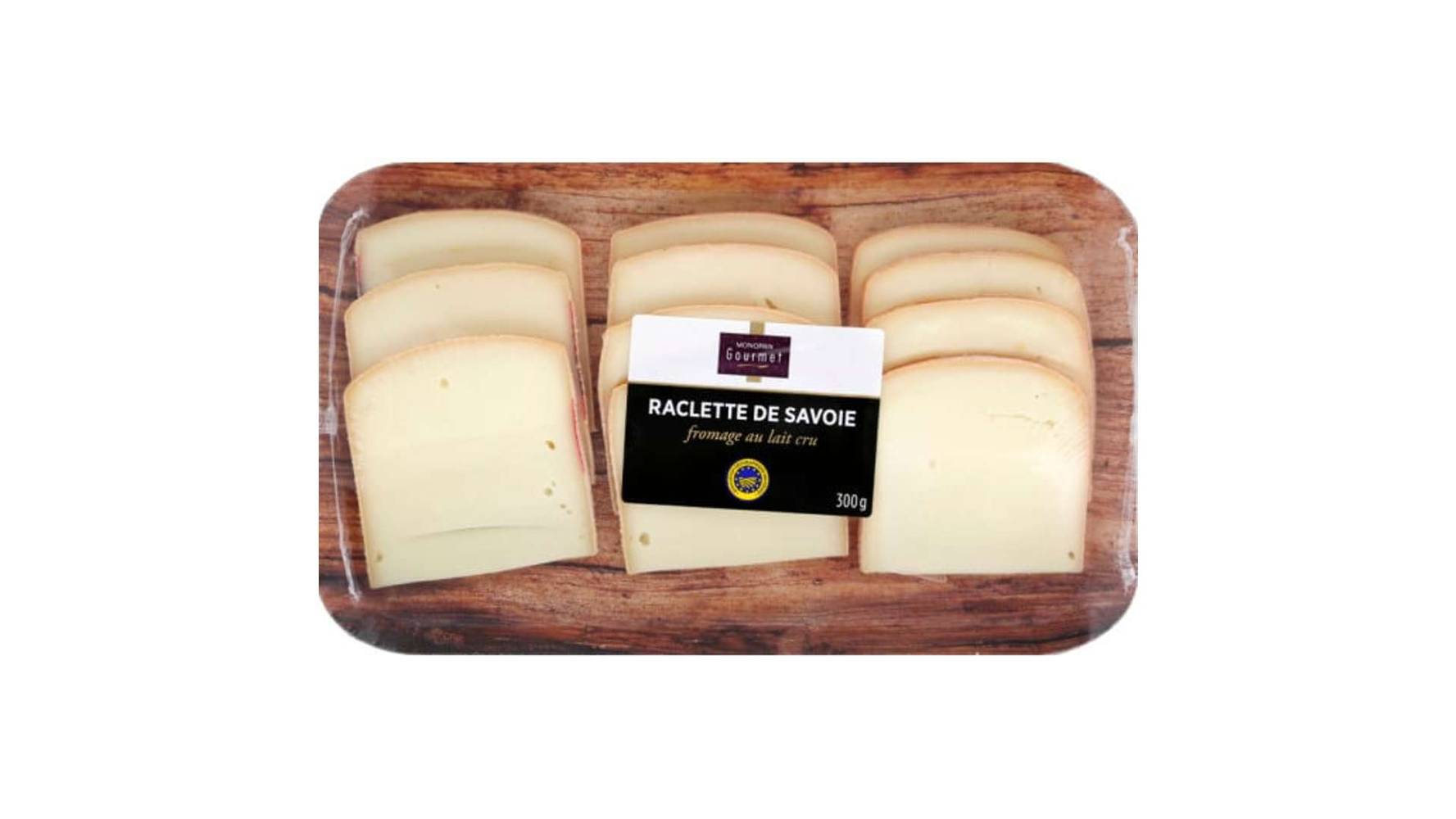 Monoprix Gourmet - Fromage raclette de savoie au lait cru (300g)