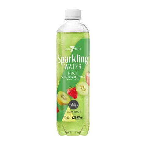 7-Select Sparkling Water, Kiwi Strawberry (17 fl oz)