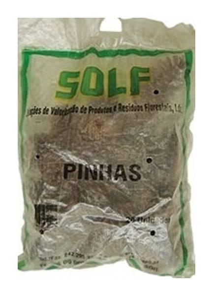 SACO PINHAS NATURAIS 20 uds