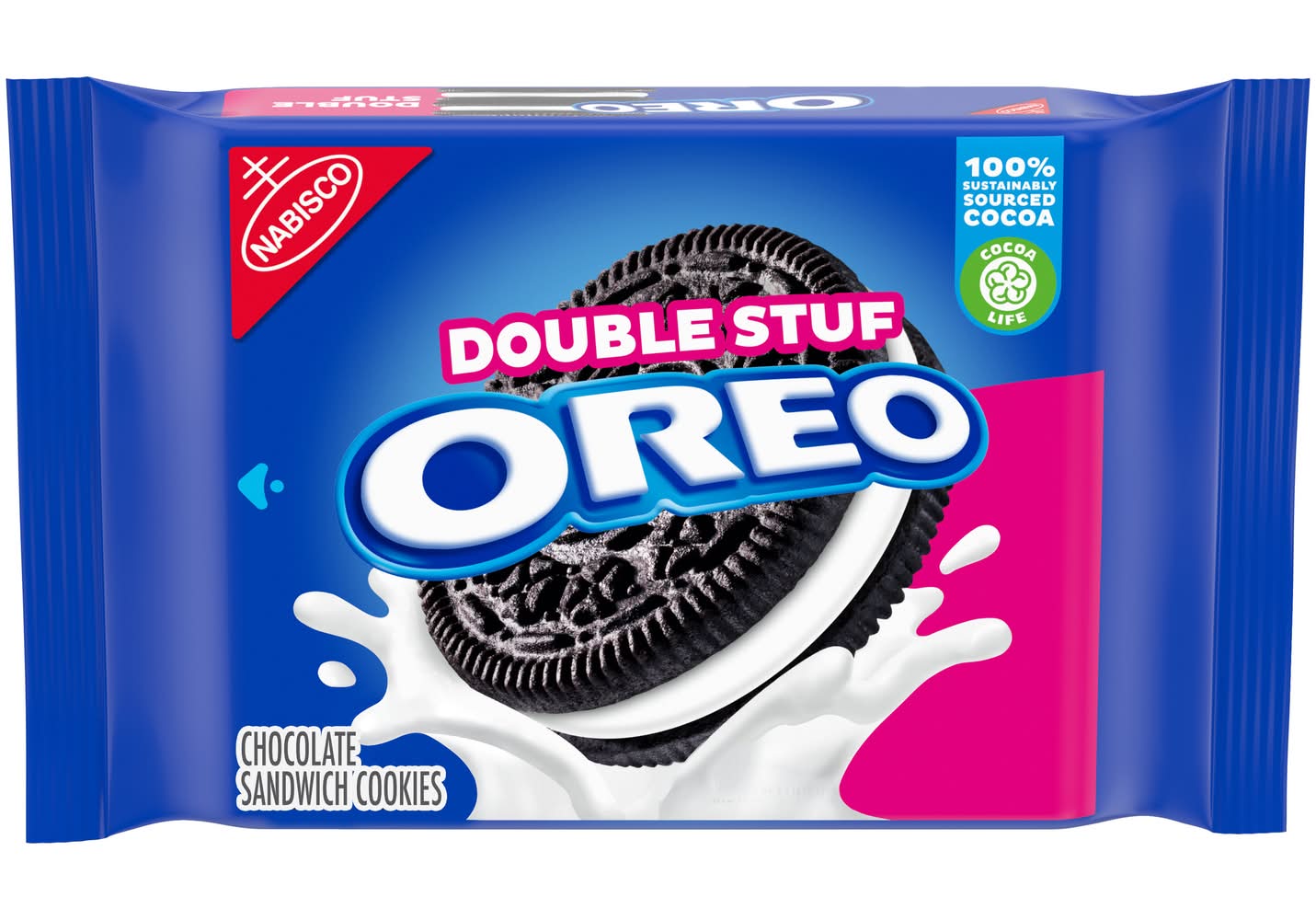 Oreo Double Stuf Sandwich Cookies, Chocolate (15.35 oz)