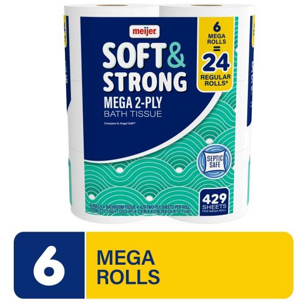Meijer Soft & Strong Bath Tissue (6 ct)