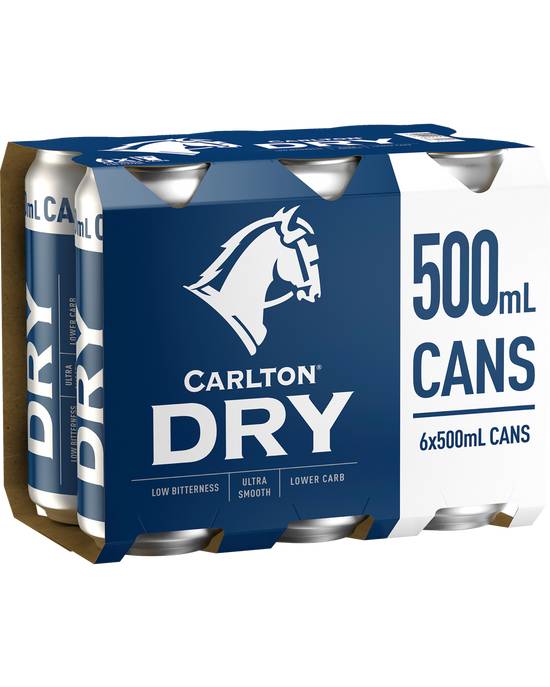 Carlton Dry Can 6x500ml