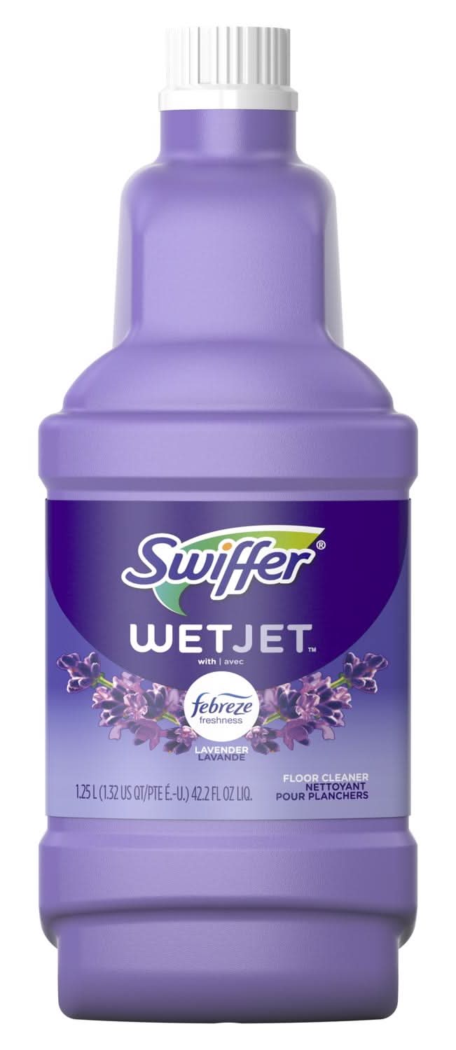 Swiffer Wetjet Lavender Vanilla Scent Floor Cleaner Refill Liquid 42.2 Oz