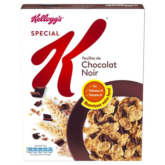 Céréales feuilles de chocolat Special k 300g