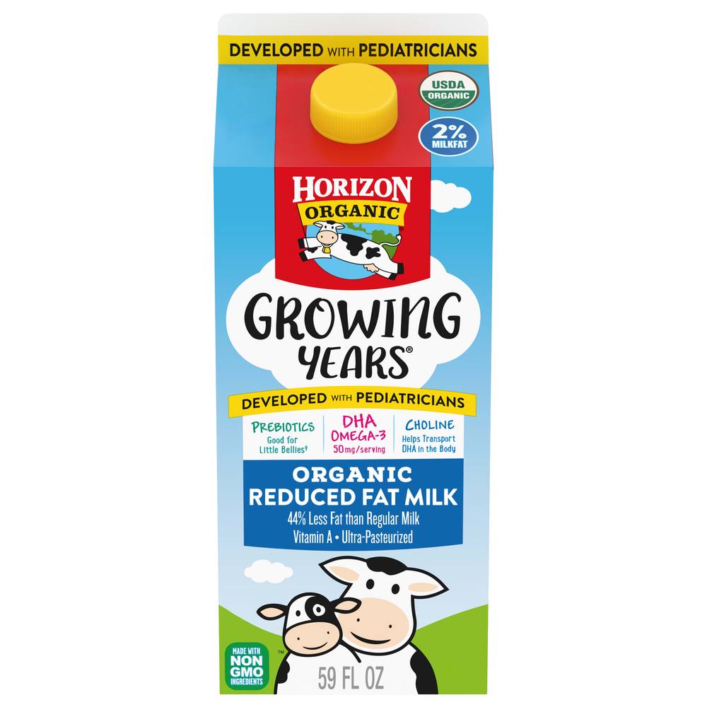 Horizon Organic Reduced Fat 2% Growing Years Milk (59 fl oz)