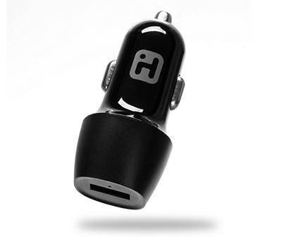 Ihome Usb Car Charger Type-C Cable Set (black )