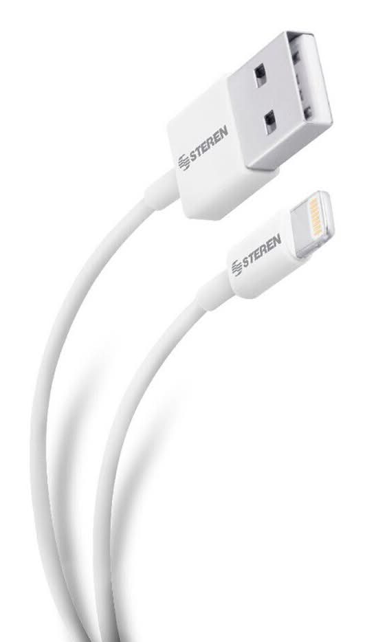 Steren · Cable usb a lightning de 1m (60 g)