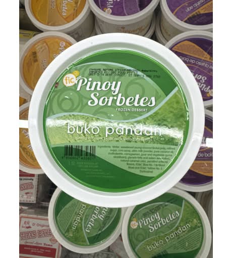 Pinoy Sorbetes Buko Pandan 1.5L