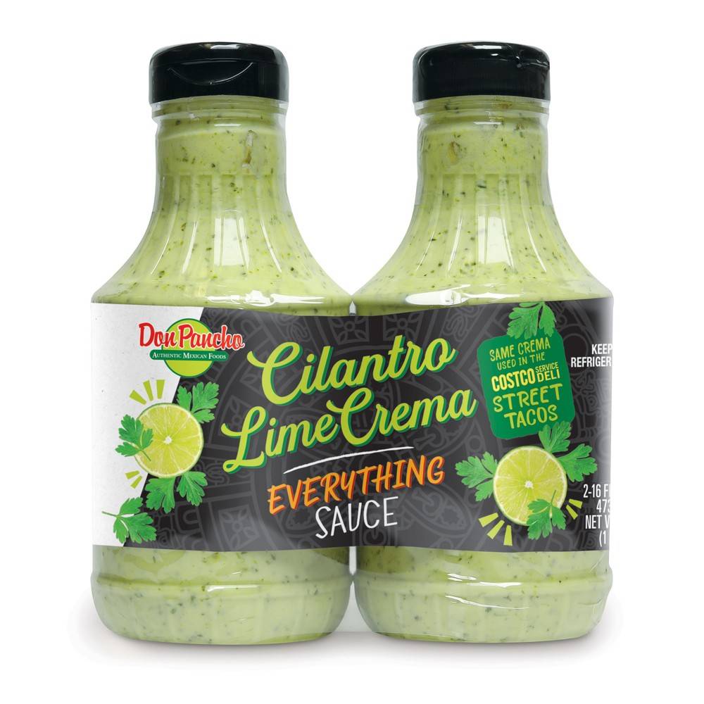 Don Pancho Cilanto Lime Crema (2 ct, 16 fl oz)