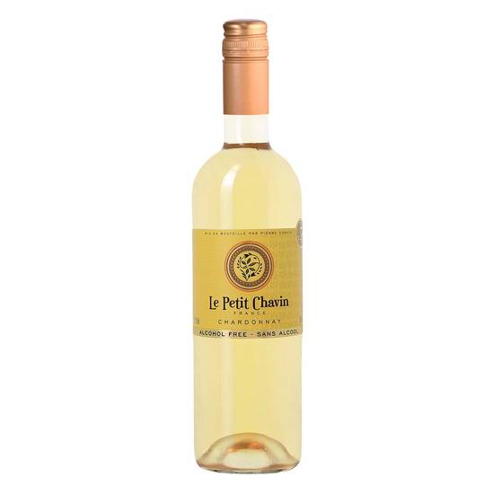 Le petit chavin vino blanco chardonnay sin alcohol (750 ml)