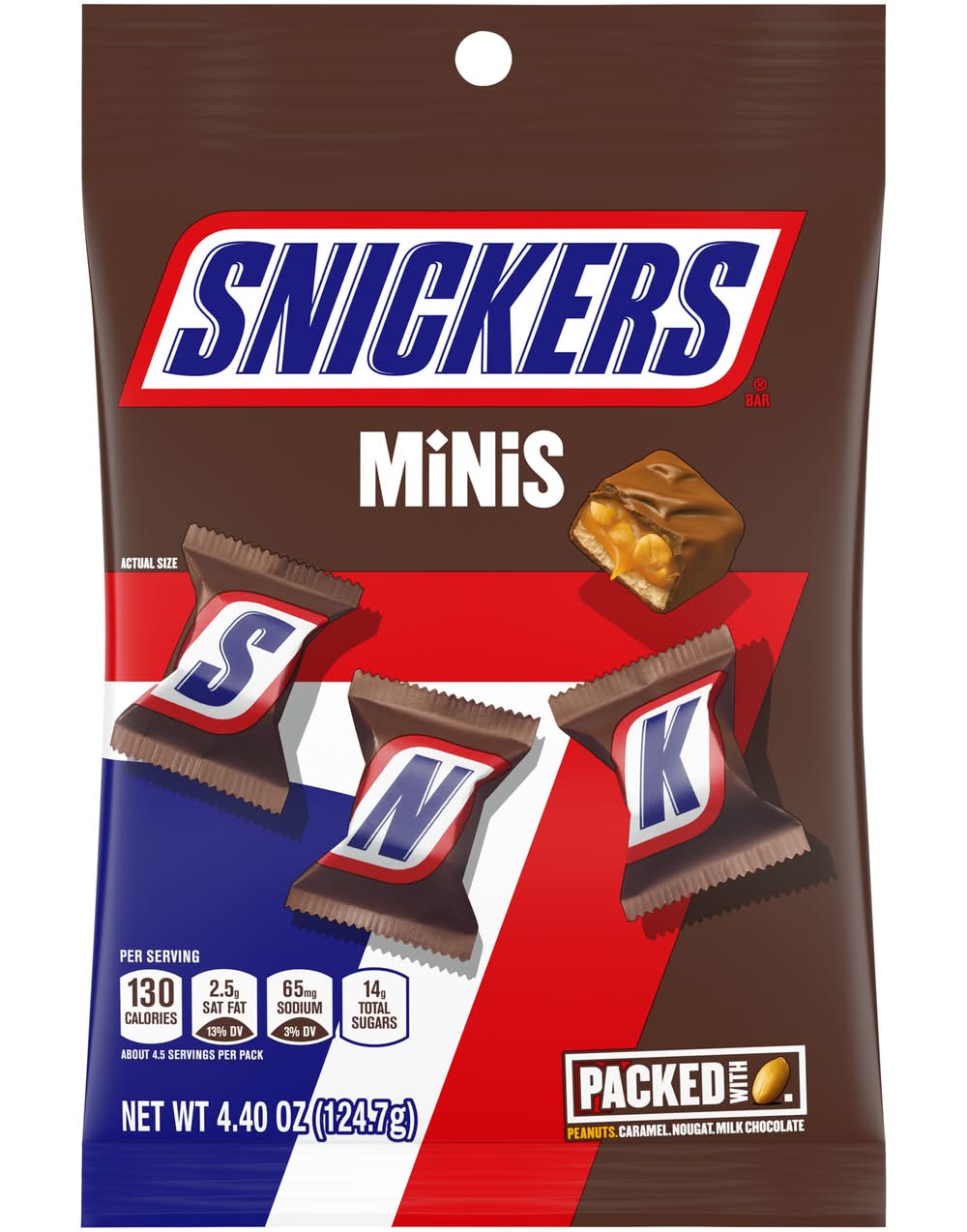 Snickers Minis Size Chocolate Candy Bars (4.4 oz)