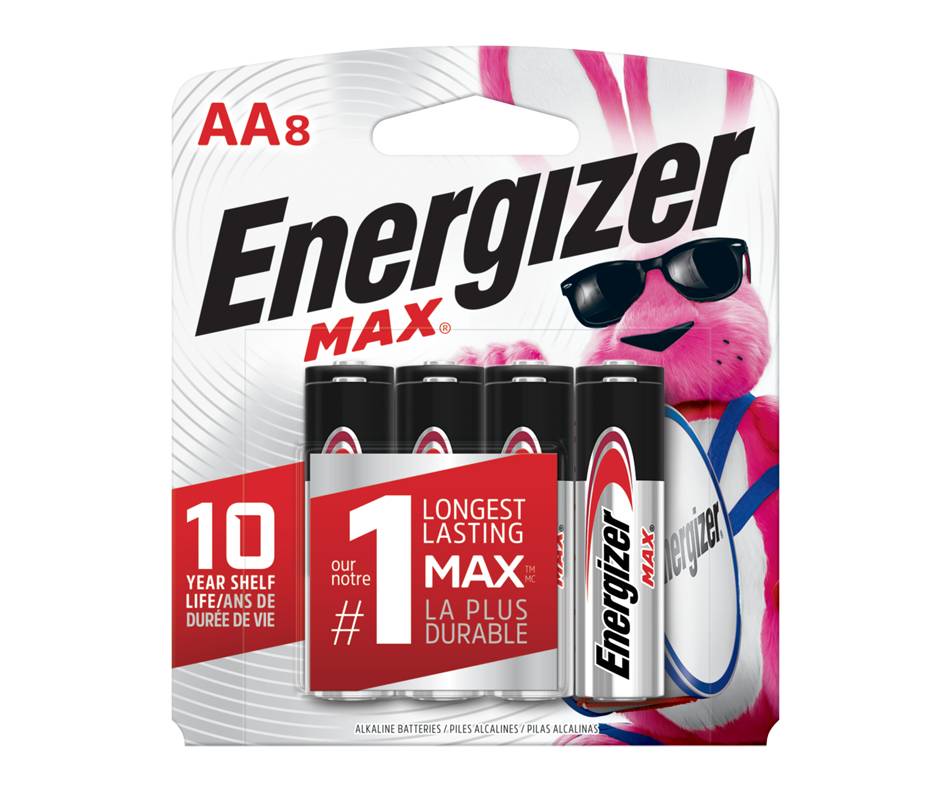 Energizer Max Performance Alkaline Aa Batteries (8 ct)