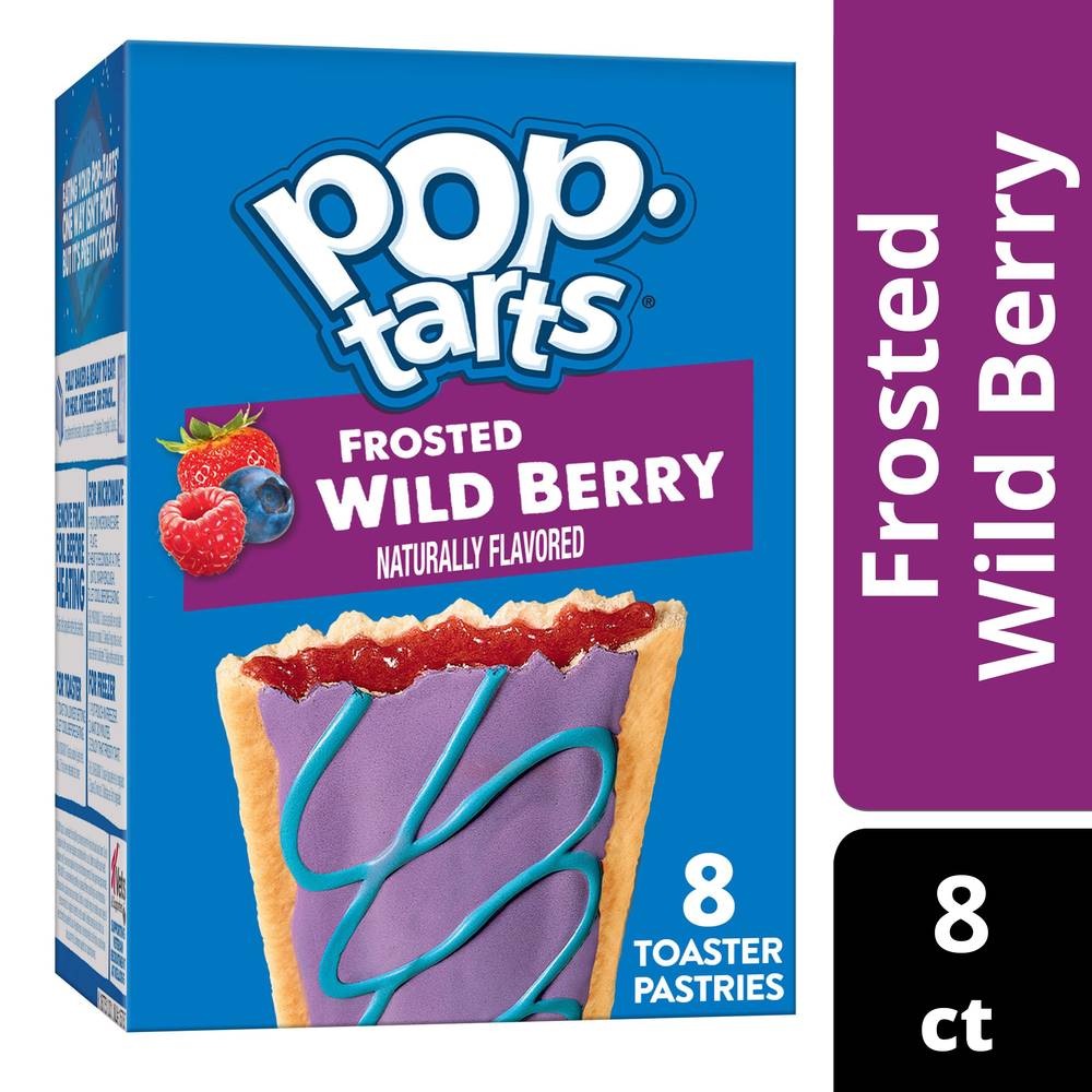 Pop-Tarts Toaster Pastries, Frosted Wild Berry (3.38 oz, 8 ct)