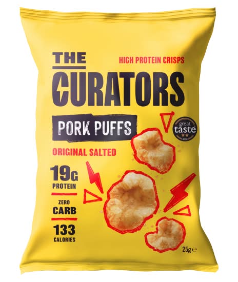 The Curators Pork Puffs Original Salted (25g)