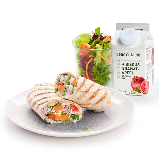 Hot Sweet Potato Wrap Menu