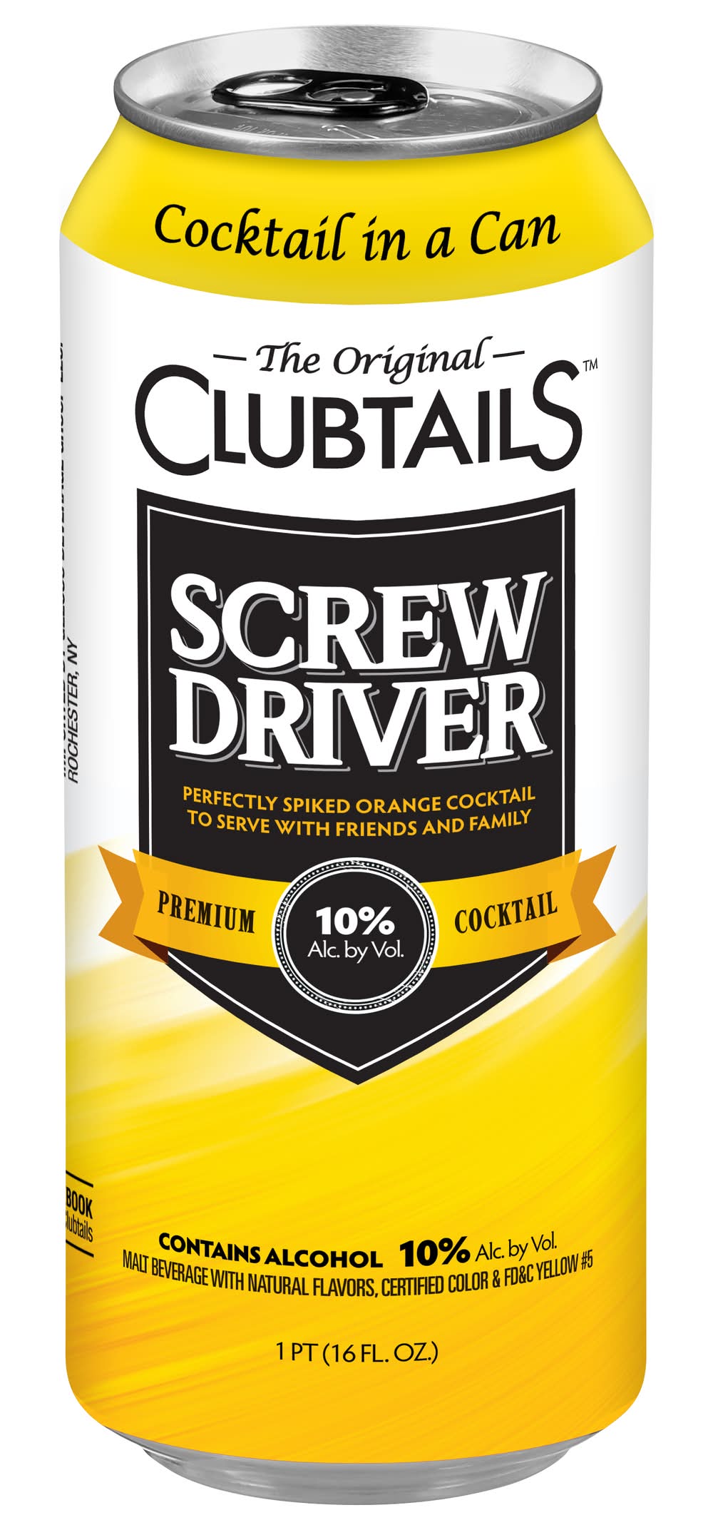 Clubtails Screw Driver Spiked Orange Cocktail (16 fl oz)