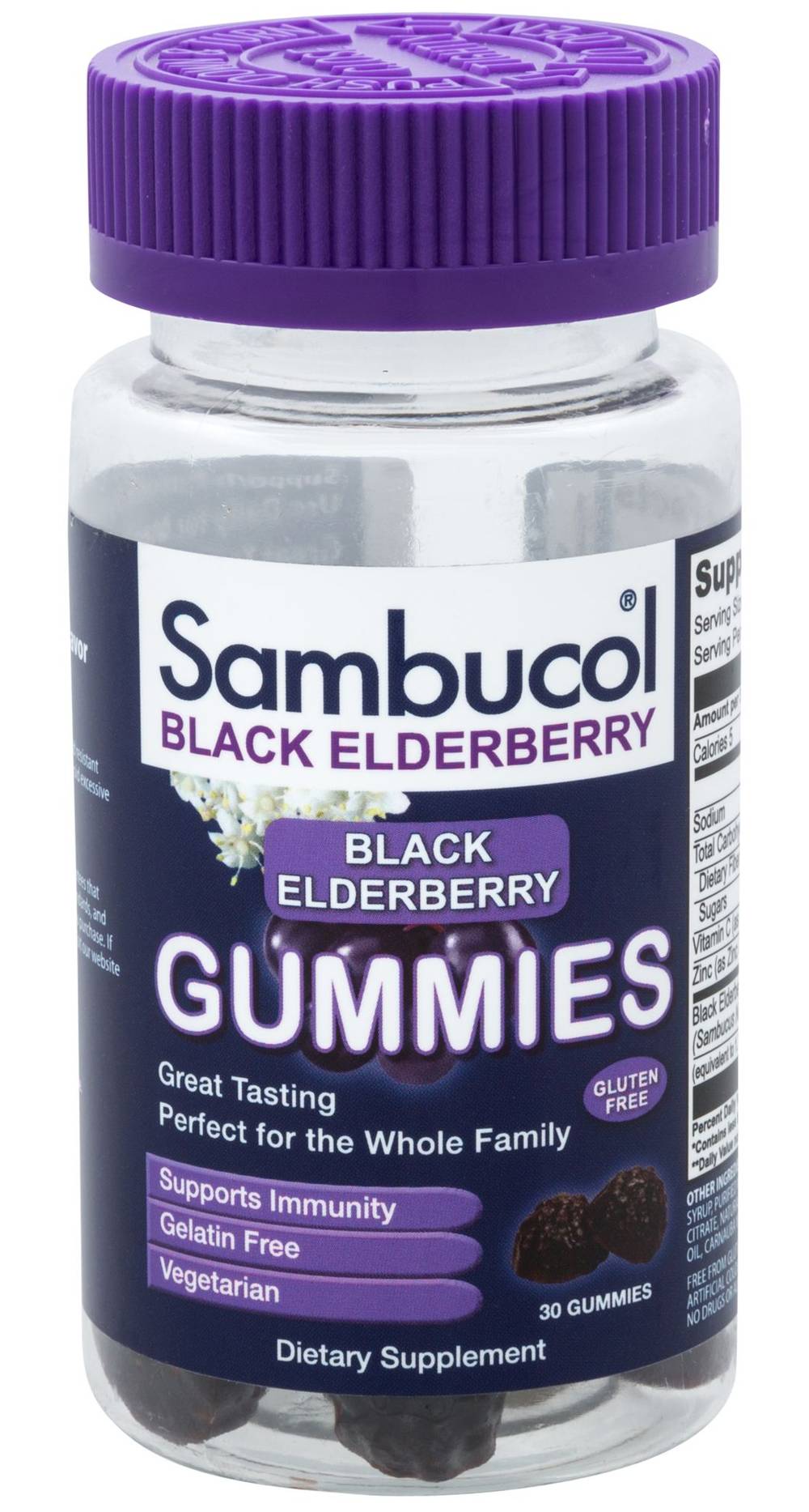 Sambucol Black Elderberry Gummies (30 Gummies)