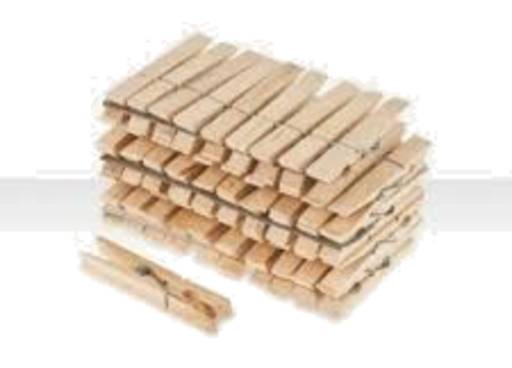 Wooden Clothes Pegs 50pc