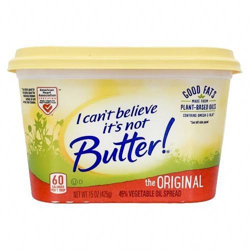 I Can't Believe It's Not Butter! Vegetable Oil Spread The Original (15 oz)