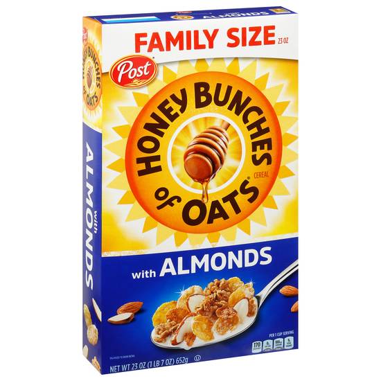 Honey Bunches Of Oats Family Size Cereal With Almonds