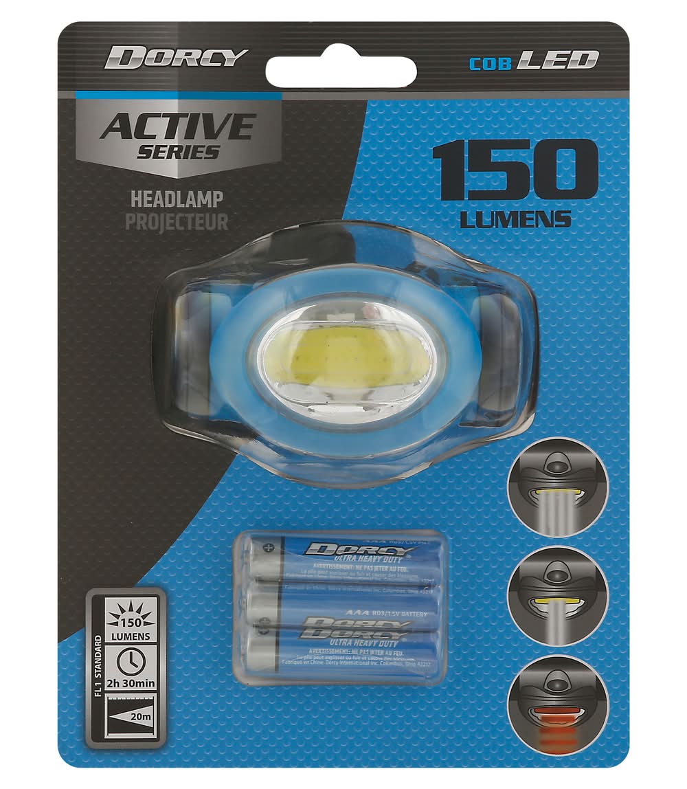Dorcy Cob Led 150 Lumens Headlamp