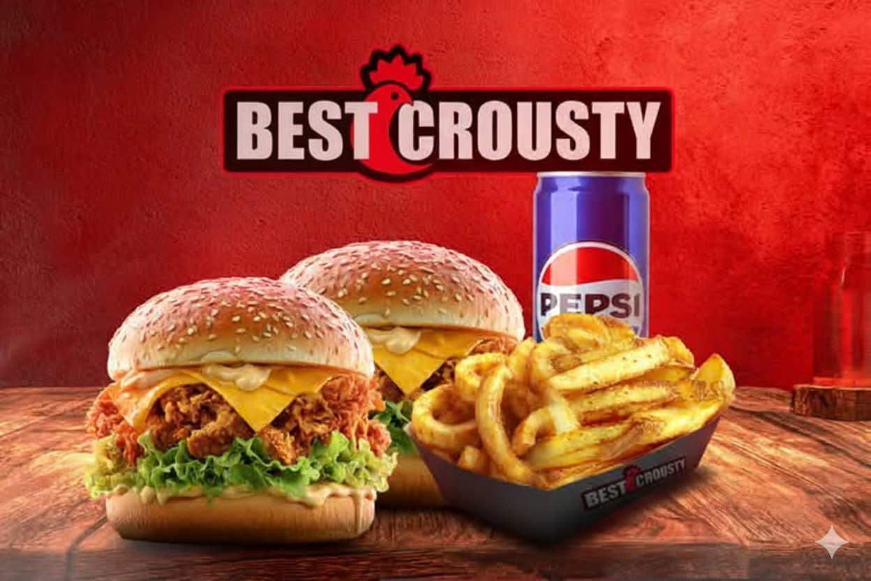 MENU BEST’CHICKEN 🍔🍔;  2 BEST ’Chicken + Frites + Boisson