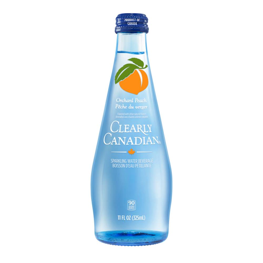 Clearly Canadian Orchard Peach Sparkling Water (325ml)