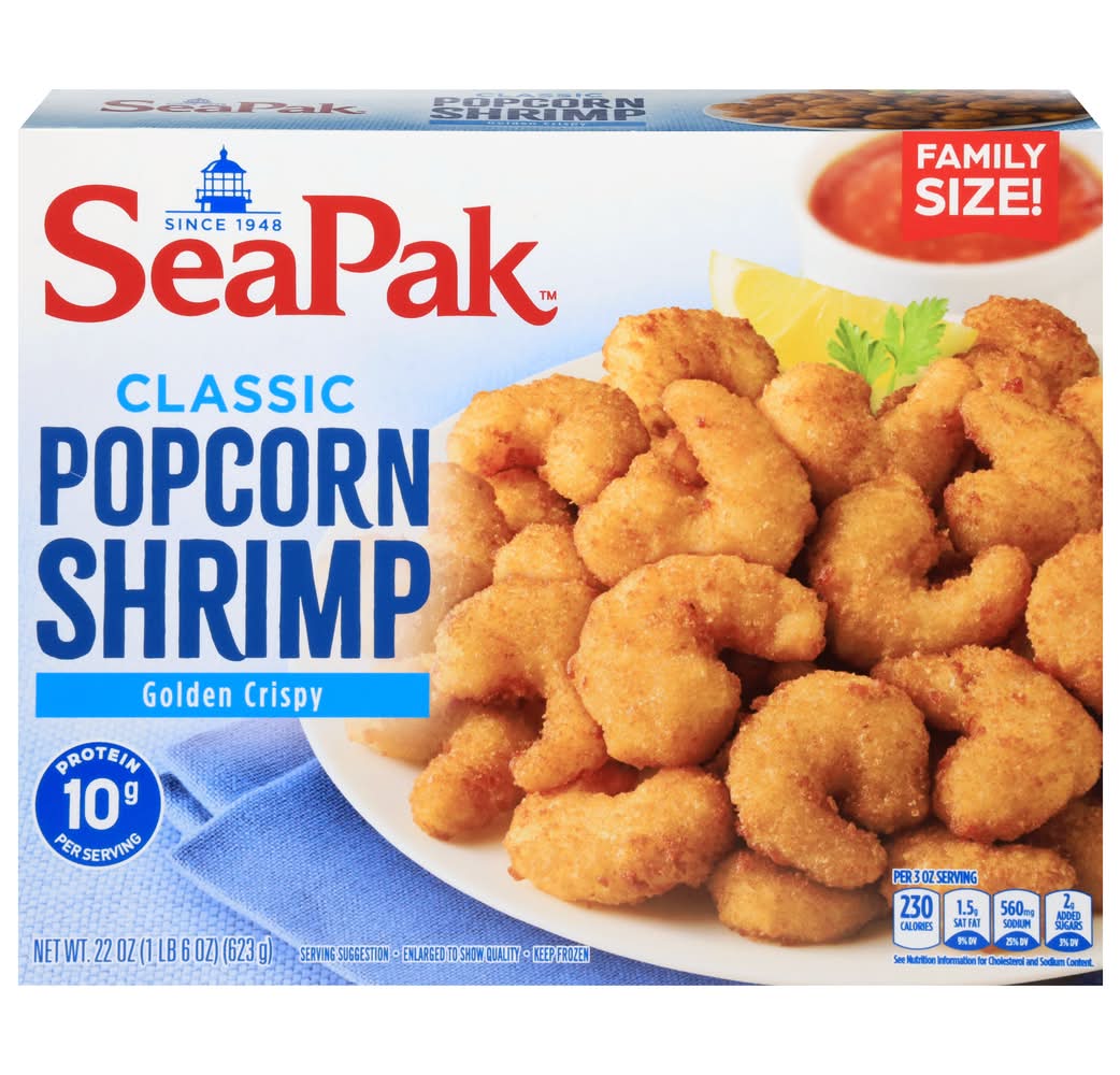 SeaPak Classic Golden Crispy Popcorn Shrimp (22 oz)