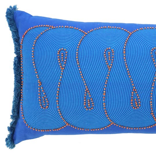 Jonathan Adler Swirl Stripe Pillow - Thumbnail 4