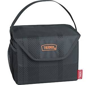 Thermos 6-Can Cooler, Charcoal/Blue (C42106004ST)