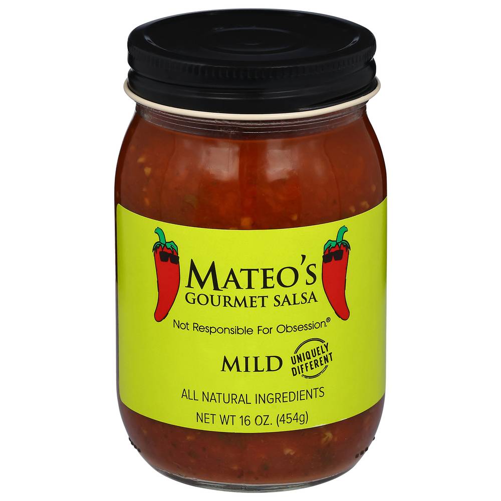 Mateo's Gourmet Salsa, Mild Spicy (16 oz)