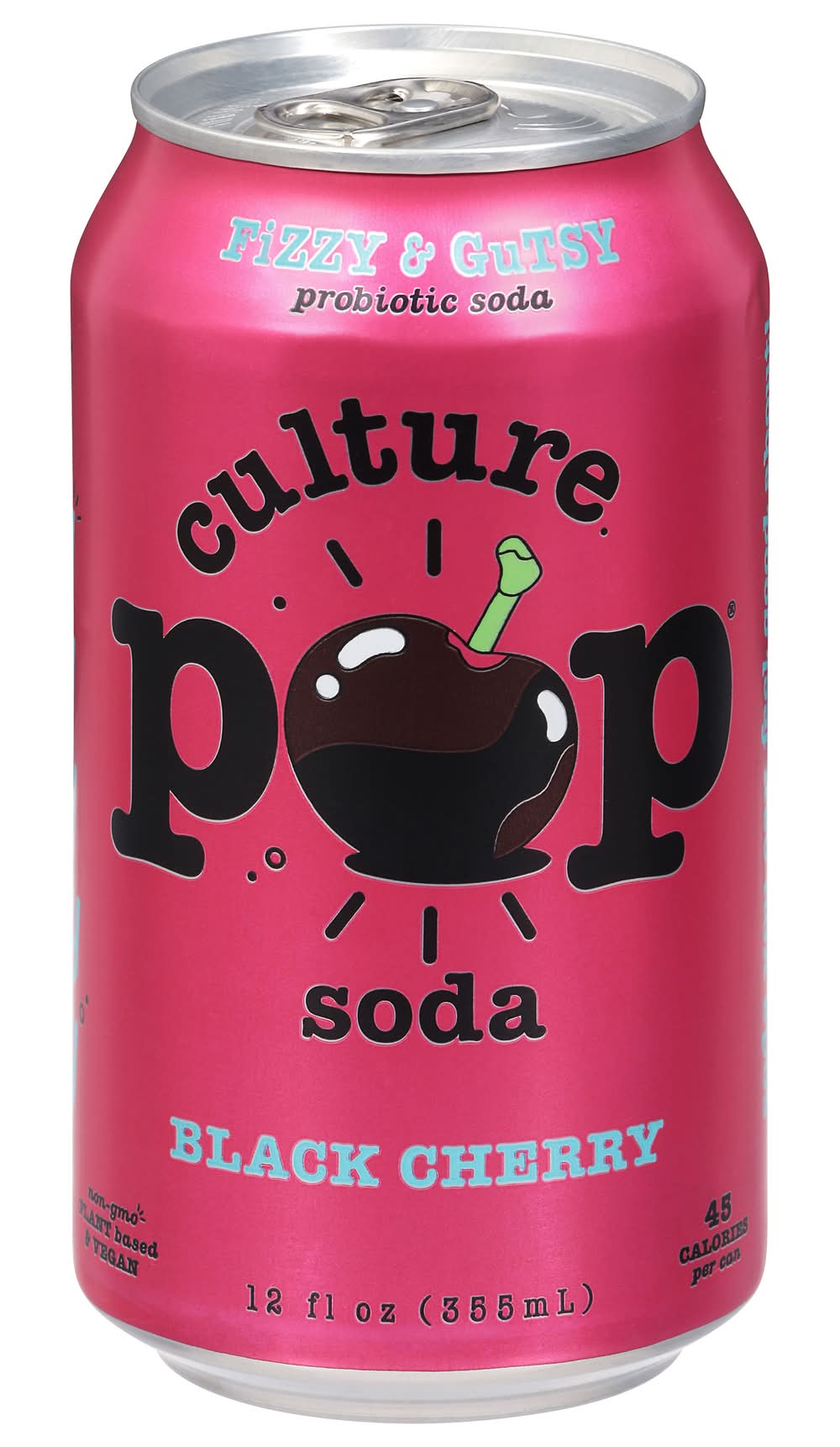Culture Pop Probiotic Soda, Black Cherry (12 fl oz)