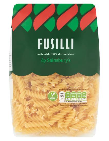 Sainsbury's Fusilli Made With Durum Wheat (500g)