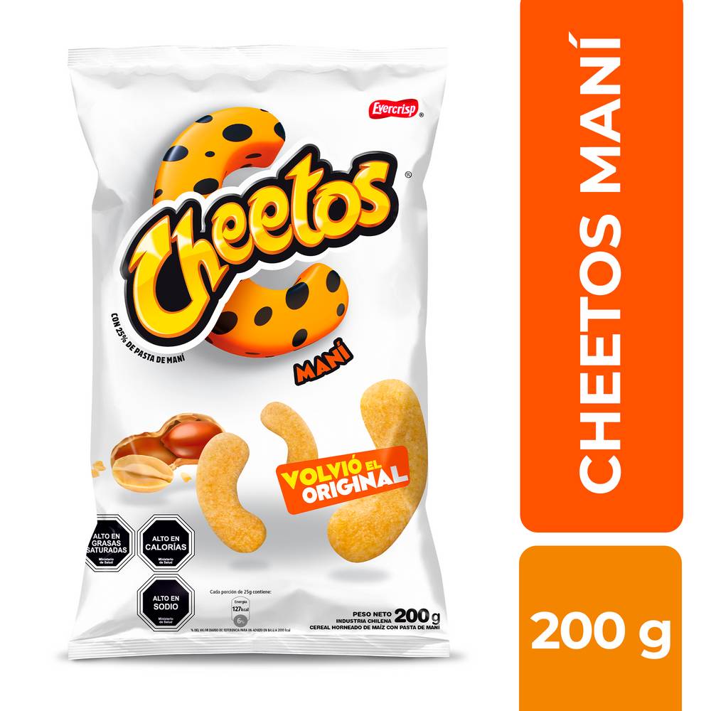 Evercrisp cheetos maní (bolsa 200 g)