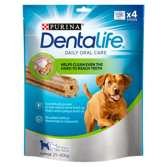 Dentalife Large Dog Treat Dental Chew 4 Stick