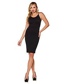 Adult Black Seamless Cami Dress (Adult Large)