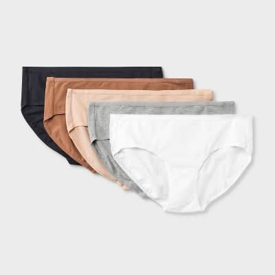 Dealworthy Hipster Underwear, Women, L, Assorted (5 ct)