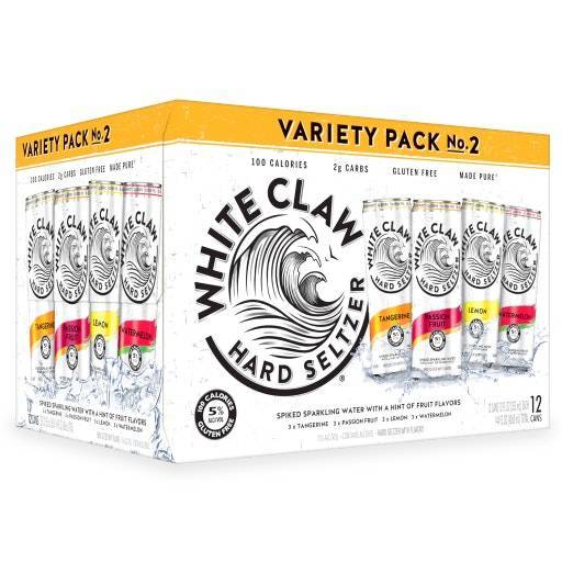 White Claw Hard Seltzer No. 2 Variety pack (12 ct, 12 fl oz)