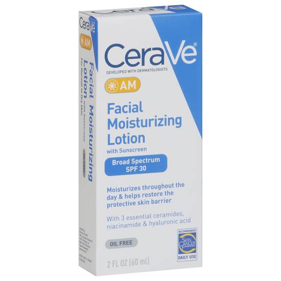 Cerave Am Face Moisturizer With Sunscreen Spf 30