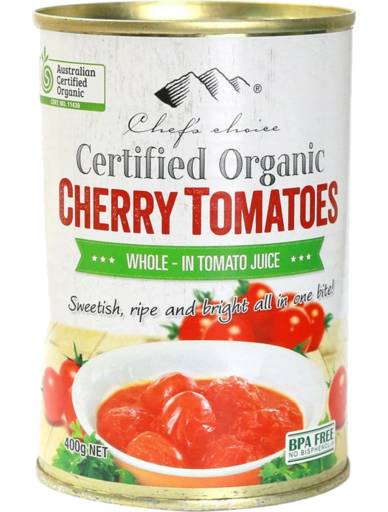 Cc Organic Whole Tomatoes (400g)