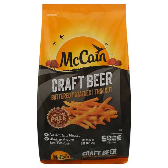 Mccain Craft Beer Thin Cut Battered Potatoes
