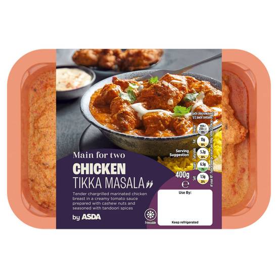 Asda Chicken Tikka Masala Ready Meal 400g