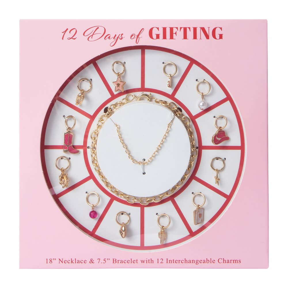 12 Days Of Gifting Bracelet With Interchangeable Charms Western