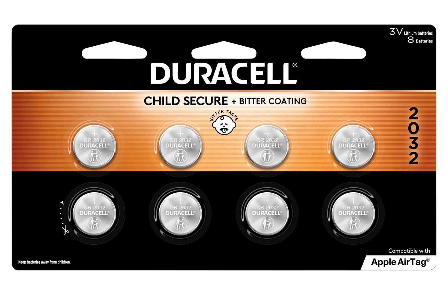 Duracell 2032 3V Lithium Coin Batteries (1.44 oz)