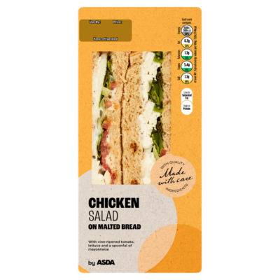 ASDA Chicken Salad on Malted Bread