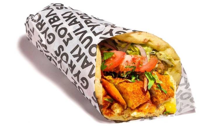 Light Halloumi Wrap