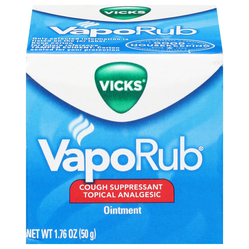 Vicks Vaporub Topical Analgesic Ointment