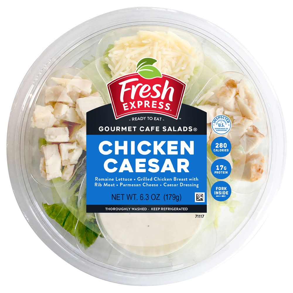 Fresh Express Gourmet Café Salads Chicken Caesar Kit (6.3 oz)