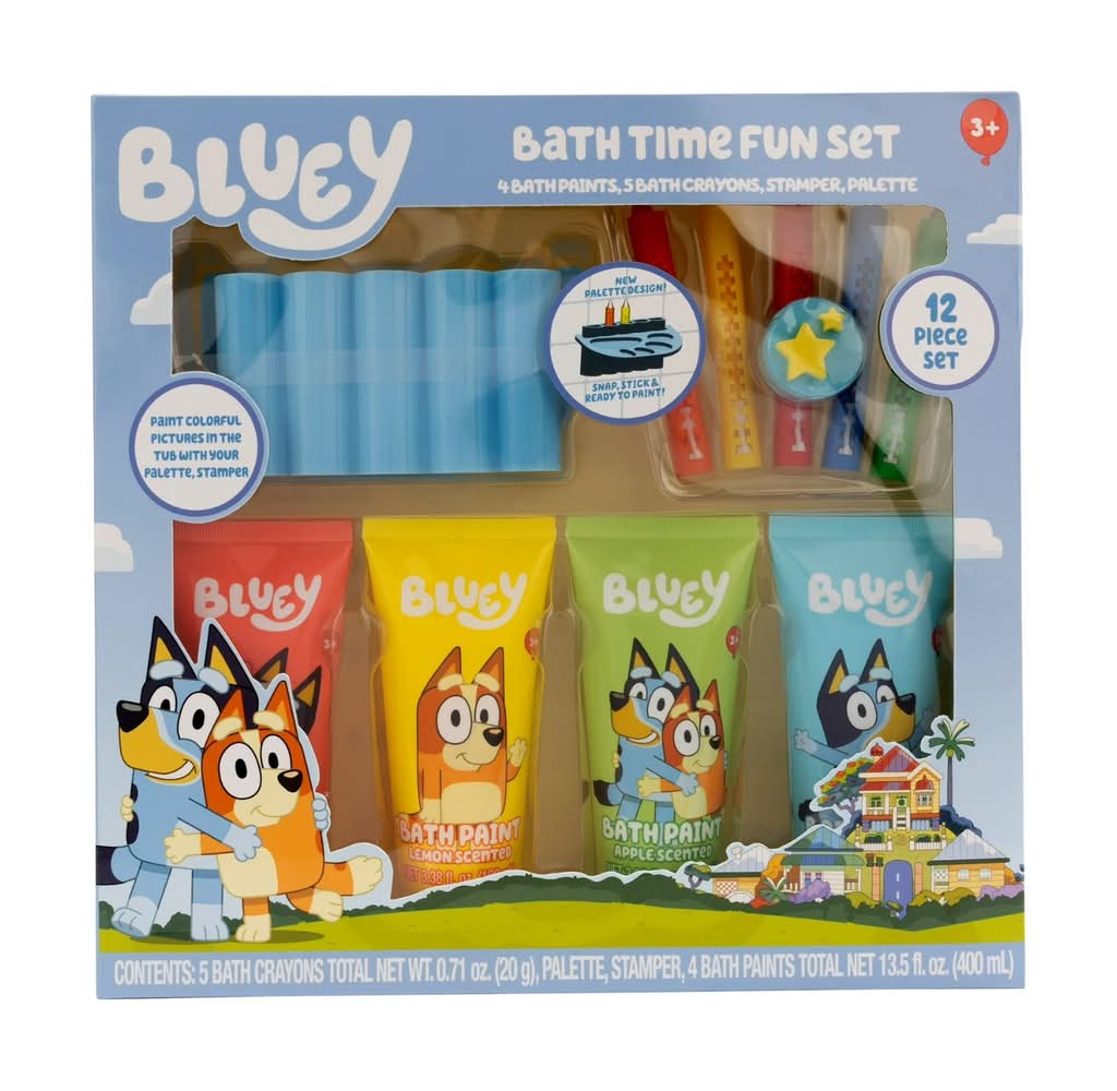 Bluey Kids' Bath Time Activity Set