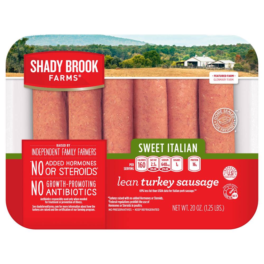 Shady Brook Farms Sweet Italian Lean Turkey Sausage (1.25 lbs)